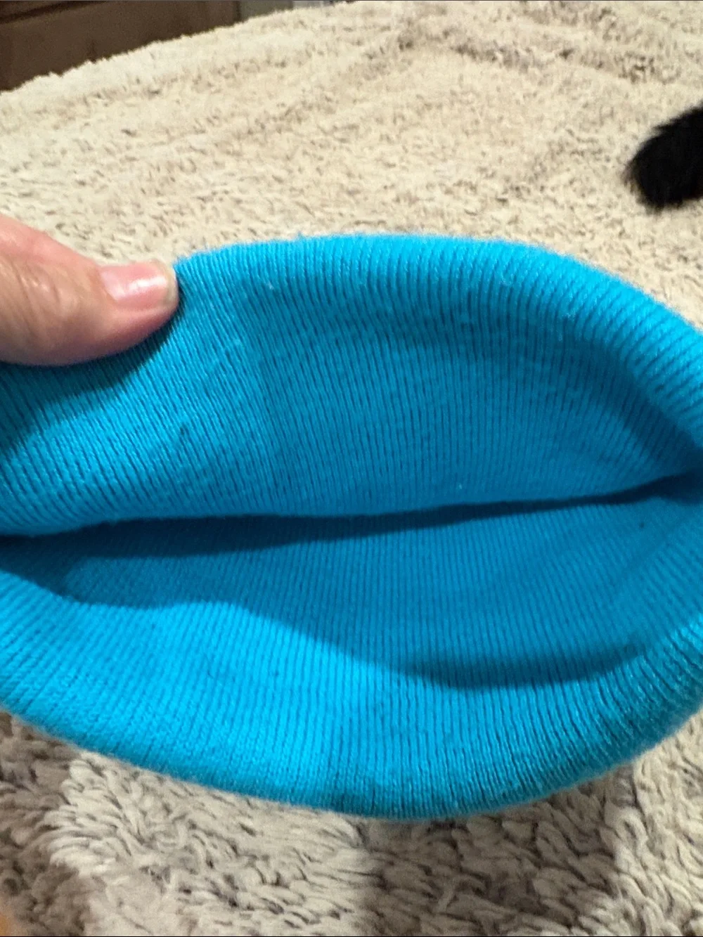 Supreme Beanie‎ Mens OS Blue Good Embroidered Logo Knit Hat